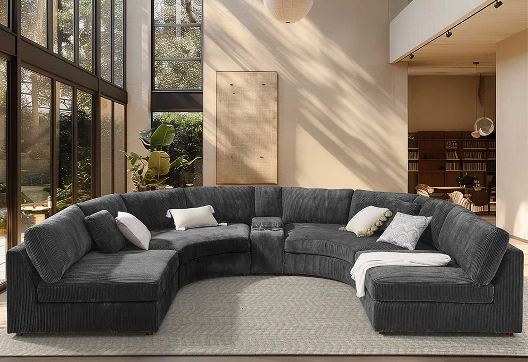 Enhancing Your Modular Couch: A Guide to Choosing Cushions, Throws, and Accessories